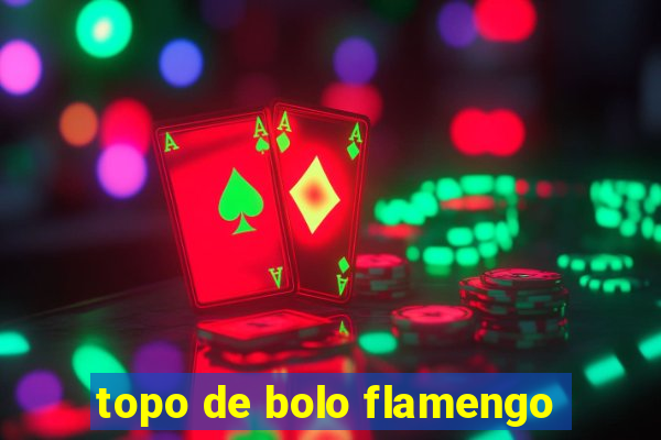 topo de bolo flamengo